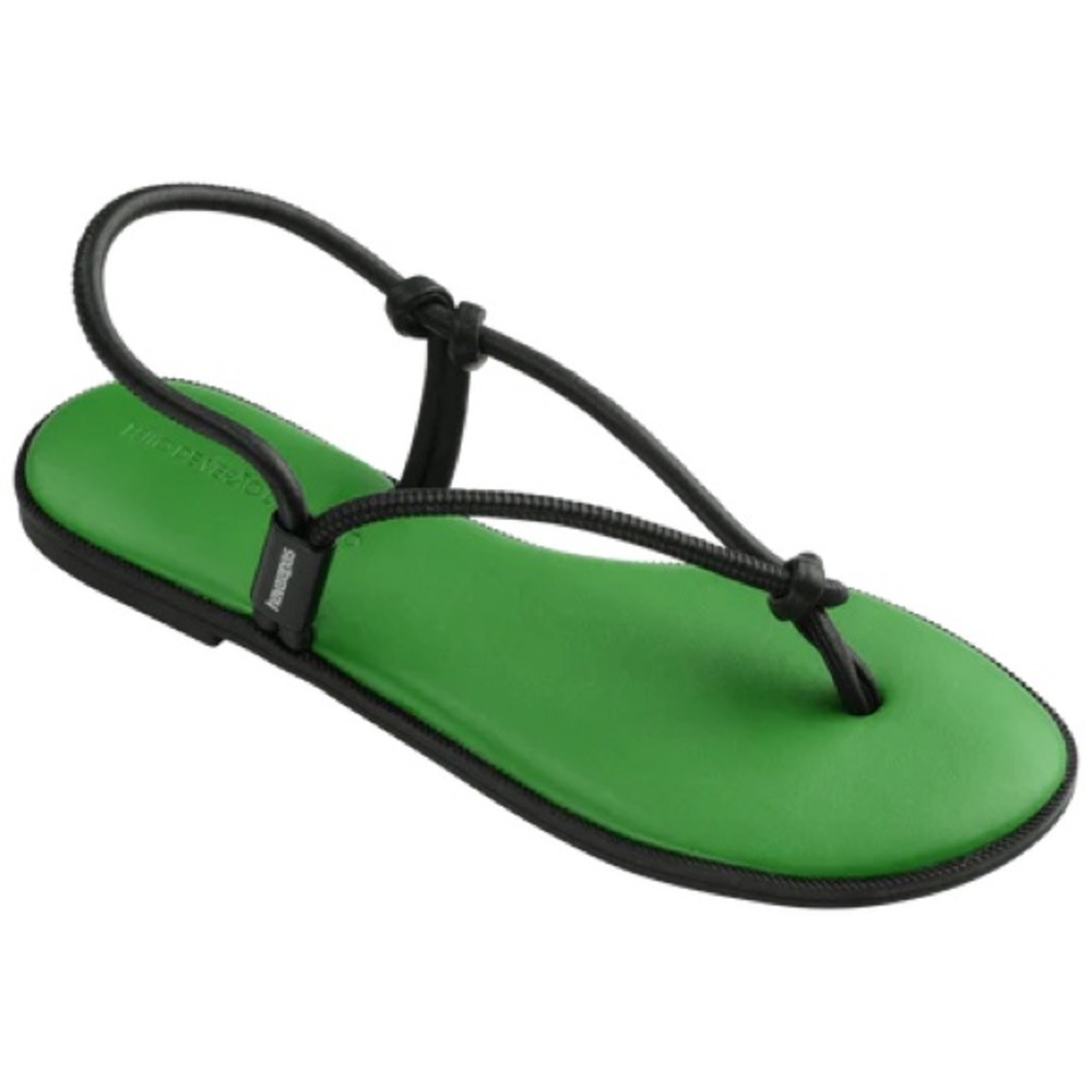 Havaianas Green and Black Women's Sandals Una Acai